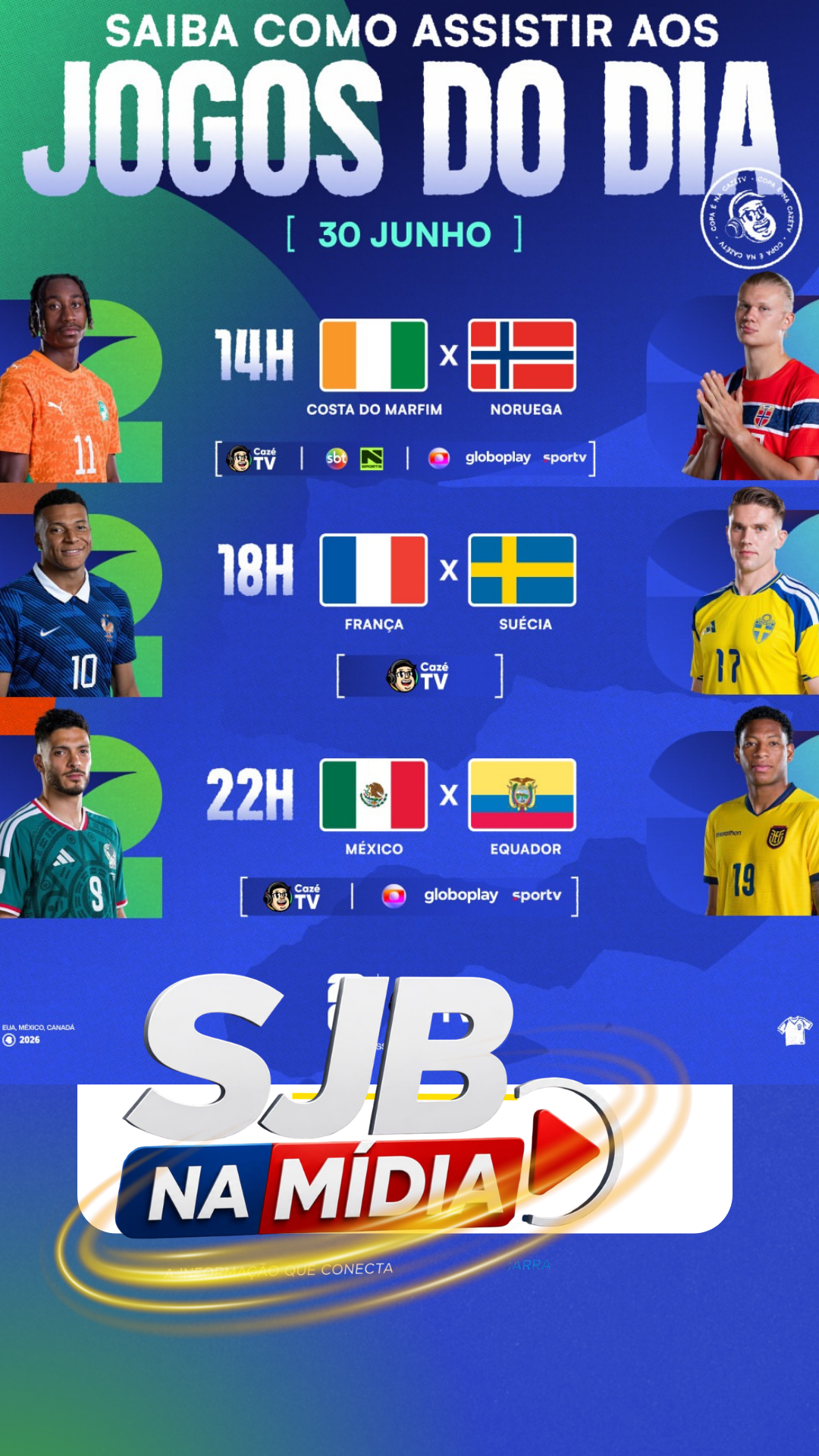 JOGOS DE HOJE
