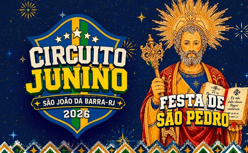 Festa de São Pedro encerra o Circuito Junino 2026 em SJB