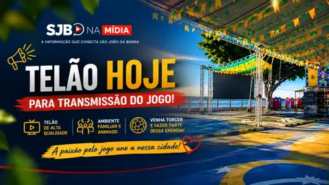 Brasil x Haiti será transmitido em telão no Cais da Praça São João Batista nesta sexta-feira