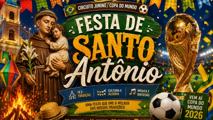 SJB celebra Santo Antônio com fé, tradição e programação especial