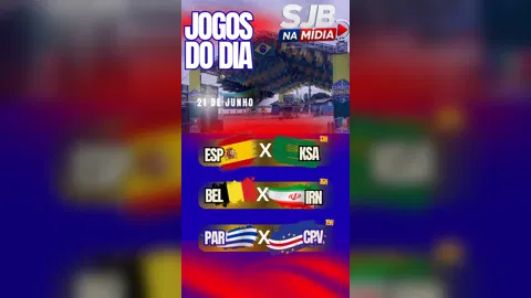 CONFIRA A TABELA DOS JOGOS DE HOJE