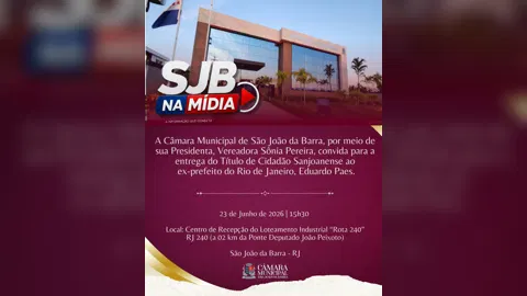 CÂMARA MUNICIPAL DE SÃO JOÃO DA BARRA