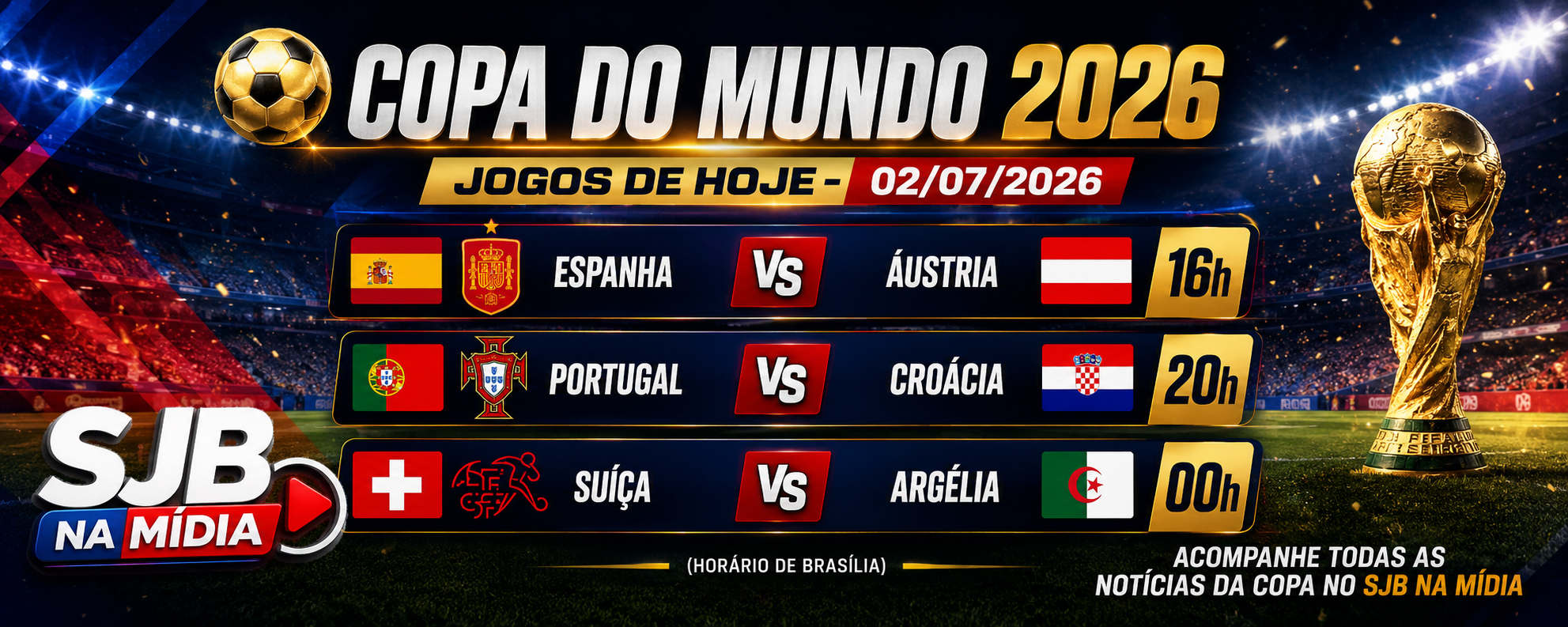 Copa do Mundo 2026: Espanha, Portugal e Suíça entram em campo nesta quinta-feira